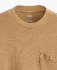 Чоловічий лонгслів Levi's з логотипом 1159847592 (Коричневий XXL)