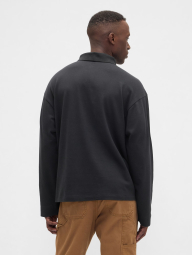 Мужской лонгслив-поло GAP 1159848048 (Черный M)