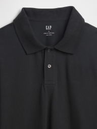 Мужской лонгслив-поло GAP 1159848045 (Черный L)