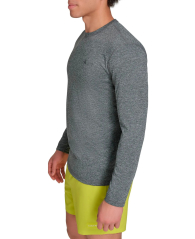 Чоловічий лонгслів-рашгард Calvin Klein із захистом від сонця UPF 40 1159849444 (Сірий XXL)