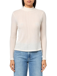 Женский полупрозрачный лонгслив DKNY 1159850425 (Молочный XS)