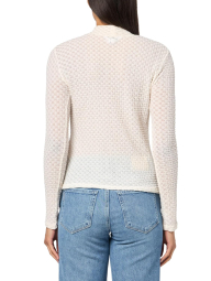 Женский полупрозрачный лонгслив DKNY 1159850425 (Молочный XS)