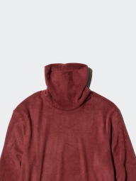 Флисовый лонгслив HEATTECH UNIQLO водолазка 1159850508 (Бордовый S)