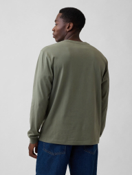 Базовий лонгслів GAP 1159851437 (Зелений XL)