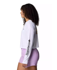 Женский лонгслив Columbia с защитой UPF 40 и влагоотводящей способностью 1159852148 (Белый XL)