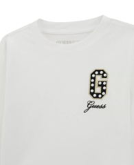 Детский лонгслив GUESS с логотипом из бусин 1159853447 (Белый 16) на рост 165-173 см
