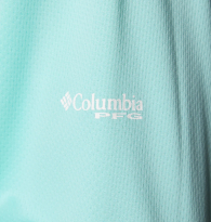 Женский лонгслив с капюшоном Columbia с защитой UPF 50 1159853453 (Бирюзовый S)