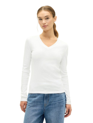 Базовый лонгслив GAP 1159854774 (Белый S)