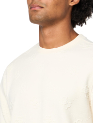 Мужской лонгслив GUESS с логотипом 1159855062 (Молочный S)