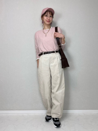 Флісовий лонгслів Uniqlo 1159855742 (рожевий M)