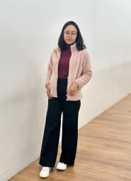 Флісовий лонгслів HEATTECH UNIQLO водолазка 1159856897 (Фіолетовий S)