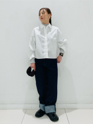 Женский лонгслив UNIQLO водолазка 1159857184 (Белый S)