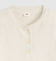 Жіночий лонгслів Levi's кофта 1159857270 (Бежевий S)