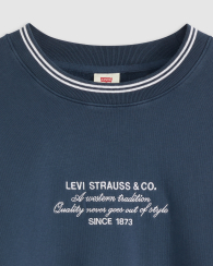 Мужской лонгслив Levi's с вышивкой 1159857633 (Синий L)