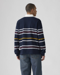 Мужской лонгслив-поло Levi's 1159857840 (Синий M)