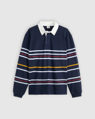 Мужской лонгслив-поло Levi's 1159857839 (Синий XL)