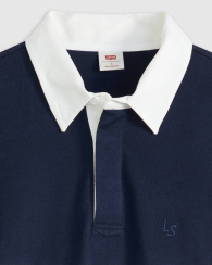 Мужской лонгслив-поло Levi's 1159857839 (Синий XL)