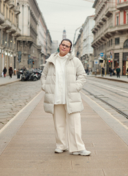 Флісовий лонгслів HEATTECH UNIQLO водолазка 1159857865 (Молочний L)