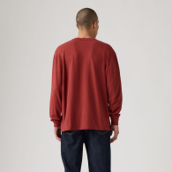 Мужской лонгслив Levi's с логотипом 1159858038 (Бордовый M)