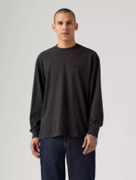 Чоловічий лонгслів Levi's 1159858328 (Чорний M)