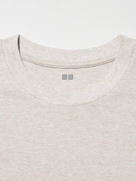 Однотонний лонгслів UNIQLO 1159858340 (Бежевий S)