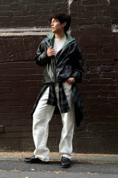 Однотонний лонгслів UNIQLO 1159858340 (Бежевий S)