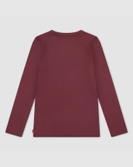 Детский лонгслив Levi's с принтом 1159858665 (Бордовый L) на рост 140-155 см