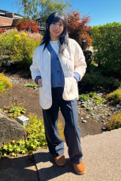 Флісовий лонгслів Uniqlo 1159858969 (Молочний XXL)