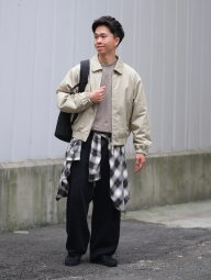 Мужской вязаный флисовый лонгслив UNIQLO 1159859165 (Бежевый 3XL)