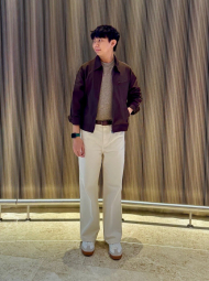 Мужской вязаный флисовый лонгслив UNIQLO 1159859165 (Бежевый 3XL)