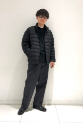 Мужской вязаный флисовый лонгслив UNIQLO 1159859671 (Черный XXL)