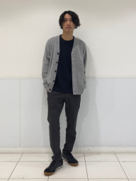 Мужской вязаный флисовый лонгслив UNIQLO 1159859671 (Черный XXL)