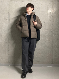 Мужской вязаный флисовый лонгслив UNIQLO 1159859671 (Черный XXL)