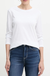 Базовый лонгслив Armani Exchange с вышивкой 1159859836 (Белый M)