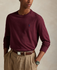 Лонгслив мужской Polo Ralph Lauren кофта 1159859964 (Бордовый XXL)