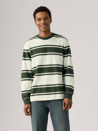 Чоловічий лонгслів Levi's 1159860608 (Білий/Зелений XXL)