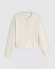 Женский лонгслив Levi's кофта 1159860645 (Бежевый S)