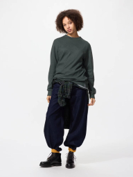 Мужской вязаный флисовый лонгслив UNIQLO 1159860708 (Зеленый M)