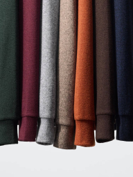 Мужской вязаный флисовый лонгслив UNIQLO 1159860708 (Зеленый M)