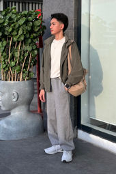 Мужской вязаный флисовый лонгслив UNIQLO 1159860748 (Молочный 3XL)