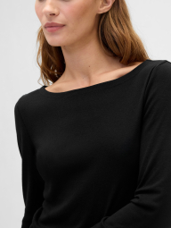 Базовый лонгслив GAP 1159861007 (Черный XXL)