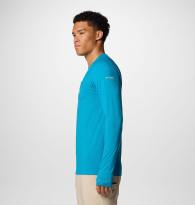 Чоловічий лонгслів Columbia з технологією Omni-Shade 1159861103 (Синій XXL)