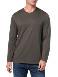 Базовий лонгслів Armani Exchange 1159861667 (Сірий S)