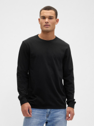 Базовый лонгслив GAP 1159862152 (Черный XXL)