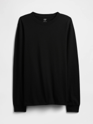 Базовый лонгслив GAP 1159862086 (Черный M)