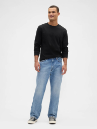 Базовый лонгслив GAP 1159862086 (Черный M)