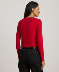 Женский лонгслив Ralph Lauren 1159862284 (Красный M)