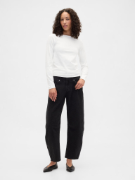 Базовый лонгслив GAP 1159862832 (Молочный L)