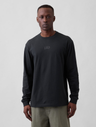 Базовый лонгслив GAP 1159862847 (Черный M)