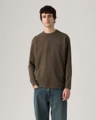 Мужской лонгслив Levi's 1159863145 (Коричневый L)